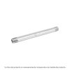 Niple de Acero Galvanizado 1/4' x 4', resistente para conexiones de agua, clave 43983 - FOSET