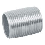 Niple de acero galvanizado 1' cuerda corrida, FOSET