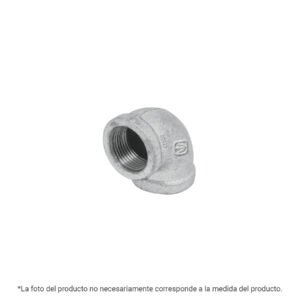 Codo 90° acero galvanizado de 1/4', FOSET