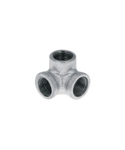 Codo Rincón Acero Galvanizado de 1/2', Resistente y Duradero, Ideal para Instalaciones de Tuberías Galvanizadas, Clave 48740, Foset