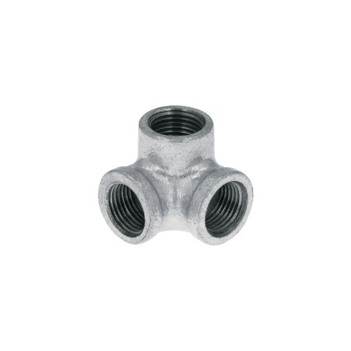 Codo Rincón Acero Galvanizado de 1/2', Resistente y Duradero, Ideal para Instalaciones de Tuberías Galvanizadas, Clave 48740, Foset