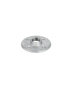 Brida de Acero Galvanizado de 3/4', Conexión Firme y Duradera para Instalaciones, Foset clave 48738 - FOSET