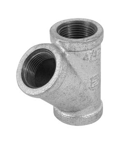 Yee Sencilla de 1' de Acero Galvanizado, Resistencia Alta y Funcionalidad para Instalaciones, Clave 47475, FOSET