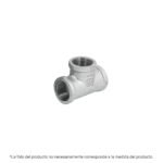 Tee sencilla acero galvanizado 1/4', FOSET