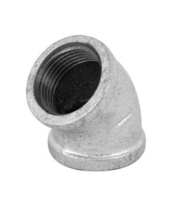 Codo 45° de Acero Galvanizado de 1', Alta Capacidad para Conexiones de Alta Resistencia, FOSET Foset clave 47541