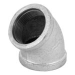 Codo 45° acero galvanizado de 1-1/4', FOSET