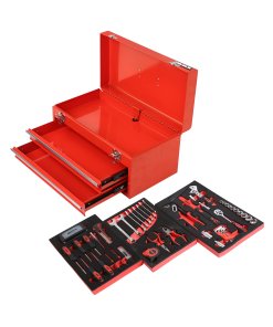 Kit caja metálica de herramientas (88 pzas) MIKELS CH-88