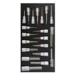 Juego de dados cuadro de 1/2" varias puntas, 20 piezas Urrea CH110