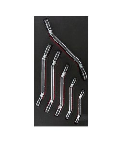 Juego de llaves de matraca acodadas en pulgadas, 6 piezas Urrea CH112