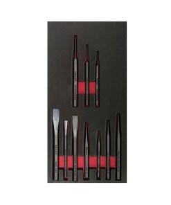 Juego punzones y cinceles, 10 piezas Urrea CH121