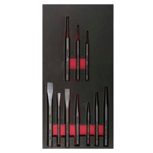 Juego punzones y cinceles, 10 piezas Urrea CH121