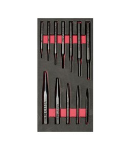 Juego de punzones, botadores y puntos para centrar, 12 piezas Urrea CH123