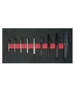 Juego de extractores rectos para tubo, 9 piezas Urrea CH132