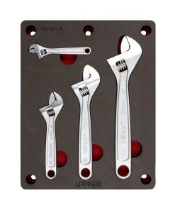 Juego de llaves ajustables, 4 piezas Urrea CH151P