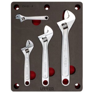 Juego de llaves ajustables, 4 piezas Urrea CH151P