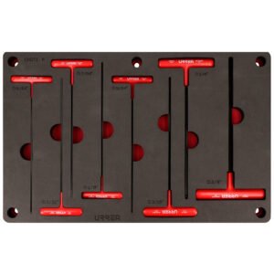 Juego de llaves hexagonales tipo "T", en pulgadas, 8 piezas Urrea CH272P