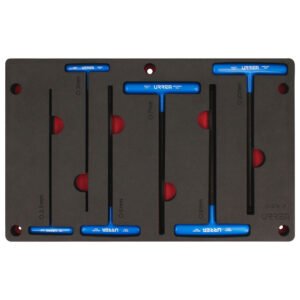 Juego de llaves hexagonales tipo "T", métricas, 7 piezas Urrea CH274P