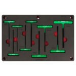 Juego de llaves hexagonales tipo "T", Torx, 9 piezas Urrea CH276P