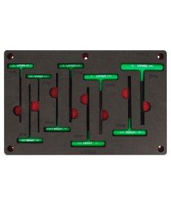 Juego de llaves hexagonales tipo "T", Torx, 9 piezas Urrea CH276P