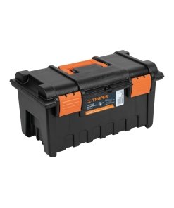 Caja TRUPER Estándar 19" - SIN COMPARTIMENTOS INTERIOR LIBRE - Gran Capacidad - Durabilidad Superior - Diseño Práctico - Clave 19781