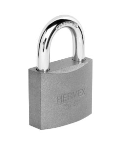 Candado de Hierro 45mm Gancho Corto en Blíster, Funcionalidad Alta para Instalaciones, Clave 43319, HERMEX