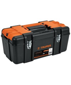 Caja TRUPER PortaHerramientas 20" - CON COMPARTIMENTOS Y BROCHES METÁLICOS - Gran Capacidad - Resistencia Industrial - Organización Total - Clave 102435