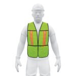 Chaleco de seguridad con cintas reflejantes, amarillo,PRETUL