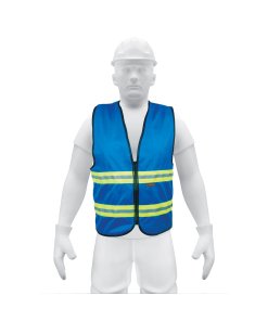 Chaleco TRUPER SeguridadPro Azul - ALTA VISIBILIDAD CON CIERRE PROFESIONAL - Seguridad Certificada - Identificación Total - Máxima Durabilidad - Clave 15416