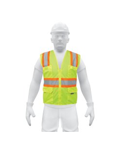 Chaleco TRUPER SeguridadMaster Verde - MÁXIMA VISIBILIDAD CON 6 BOLSAS FUNCIONALES - Organización Superior - Visibilidad Total - Uso Profesional - Clave 13476