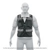Chaleco de seguridad reforzado negro con bolsas, talla L, resistente y práctico para trabajos industriales, clave 103990 - Expert