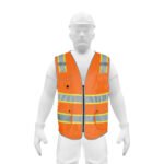 Chaleco de seguridad de alta visibilidad, naranja, G, EXPERT