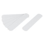 Tarjeta 6 tiras 23cm antiderrapantes Truper blancas 50mm - Tecnología adherente abrasiva para escaleras y rampas que proporciona seguridad visible en áreas de alto tránsito (Clave 12531)