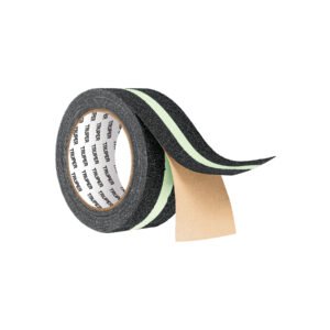 Rollo de 5 m cinta antiderrapante fotolumini. 50 mm abrasivo