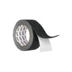 Rollo de 5 m de cinta antiderrapante negra 50mm con abrasivo