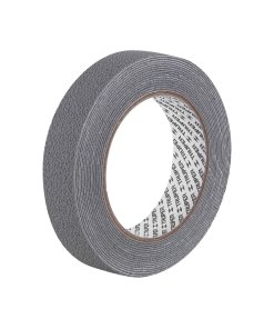 Rollo de 5 m cinta antiderrapante Truper 25mm gris - Tecnología adhesiva discreta para áreas húmedas que integra seguridad con estética neutral en cualquier ambiente (Clave 101772)