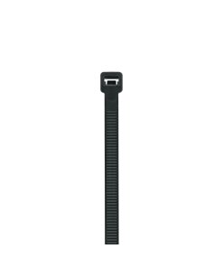 Bolsa con 10 cinchos plásticos Volteck 120 lb 300 x 7.5 mm negros - Tecnología de organización discreta para cableados visibles que combina resistencia con estética profesional (Clave 45840)