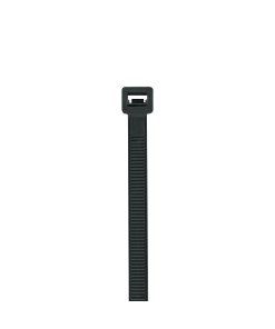 Bolsa con 10 cinchos plásticos Volteck 175 lb 450 x 9 mm negros - Tecnología de agarre reforzado para aplicaciones exigentes que proporciona seguridad visual y estructural (Clave 45841)