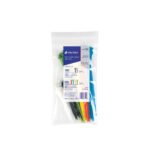 Bolsa con 200 cinchos plásticos en colores surtidos, VOLTECK