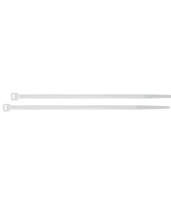 Cinchos Plásticos Volteck 200x3.5 mm 40 lb Naturales - Sujeción Media para Cableado Estructurado que Asegura Orden (Clave 44304)