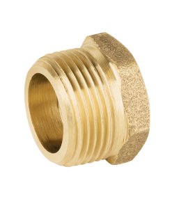 Reducción Bushing de Latón de 3/4' x 1/2', Conexión Segura y Resistente para Instalaciones, FOSET Clave 49062