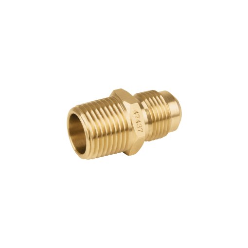 Niple Terminal de Latón de 1/2' X 1/2', Diseño Duradero para Instalaciones Resistentes, Marca Foset, Clave 47437