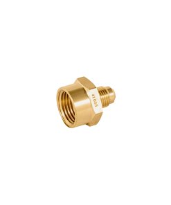 Niple Campana de Latón de 5/16' X 1/2', Alta Resistencia para Instalaciones Seguras y Eficientes, Marca Foset, Clave 41055