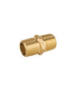 Niple Unión NPT de Latón 1/2' con Tuerca Hexagonal, Diseño Resistente y Duradero para Conexiones, Marca Foset, Clave 48499
