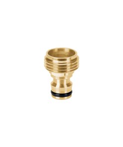 Conector TRUPER LatónClickMacho 3/4" - SISTEMA RÁPIDO PROFESIONAL - Conexión Instantánea - Alta Durabilidad - Uso Industrial - Clave 101597