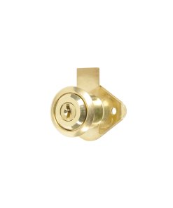 Cerradura para Mueble, Modelo 21, Latón, Alta Durabilidad para Instalaciones, Clave 23505, HERMEX BASIC