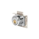 Cerradura para mueble, modelo 24, cromo, HERMEX