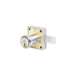 Cerradura para mueble, modelo 25, cromo, HERMEX