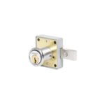 Cerradura para mueble, modelo 26, cromo, HERMEX