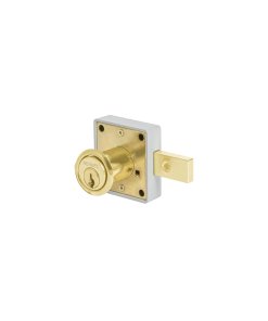 Cerradura para Mueble, Modelo 26, Latón, Funcionalidad y Durabilidad para Conexiones, Clave 43568, HERMEX
