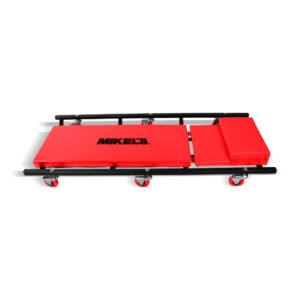 Cama acolchonada con respaldo 3 posiciones y 6 ruedas giratorias (40” largo) MIKELS CM-3